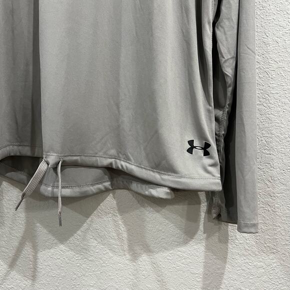NWT Under Armour Women's Lightweight Gray Hooded Pullover 2XL - Picture 5 of 5